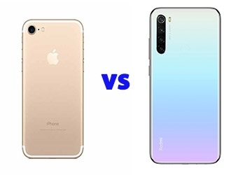 قیاس آیفون 7 و ردمی نوت 8