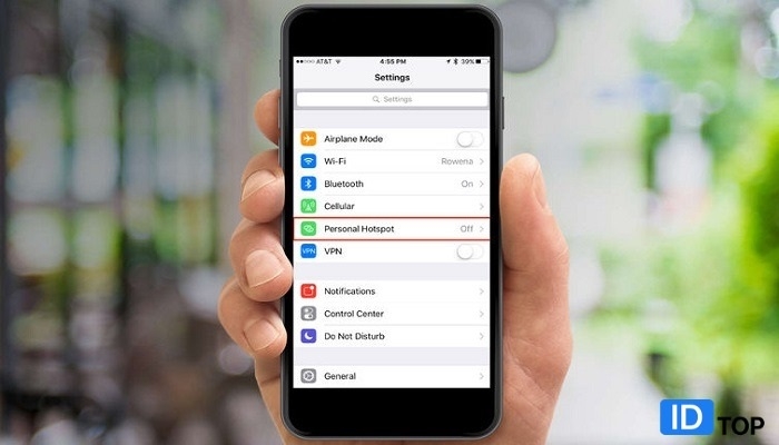 تنظیمات آیفون