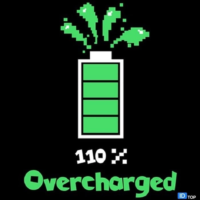 بیش از حد شارژ کردن موبایل