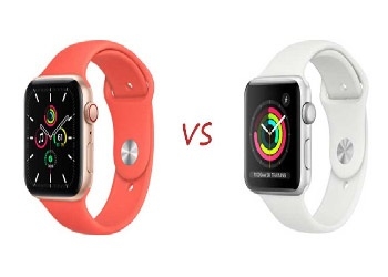 قیاس اپل واچ 5 و اپل واچ SE