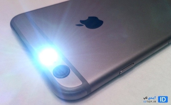 روشن شدن فلش هنگام تماس ایفون