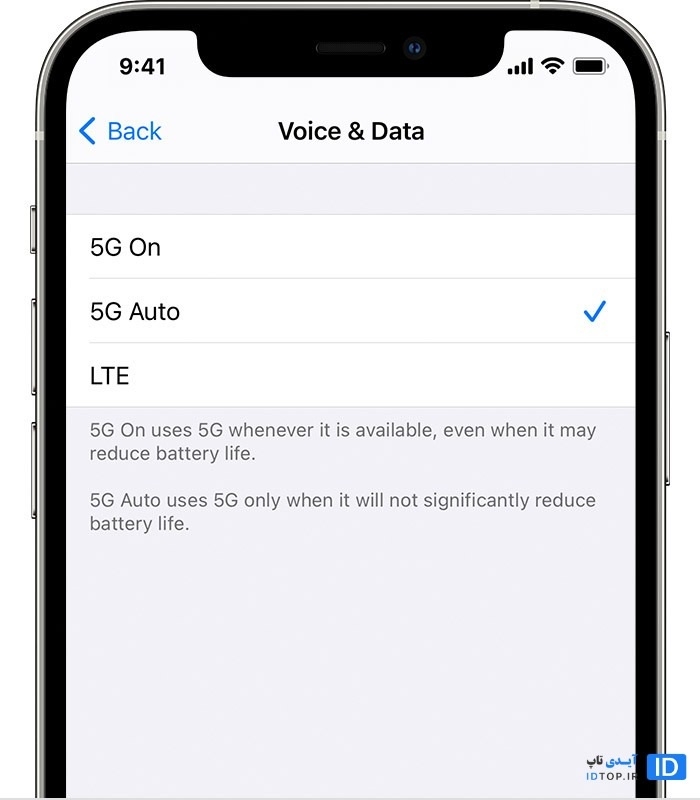 خاموش کردن 5G در آیفون 12 خاموش کردن 5G در آیفون 12
