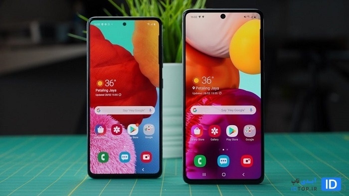 تفاوت نمایشگر گلکسی A51 و گلکسی A71