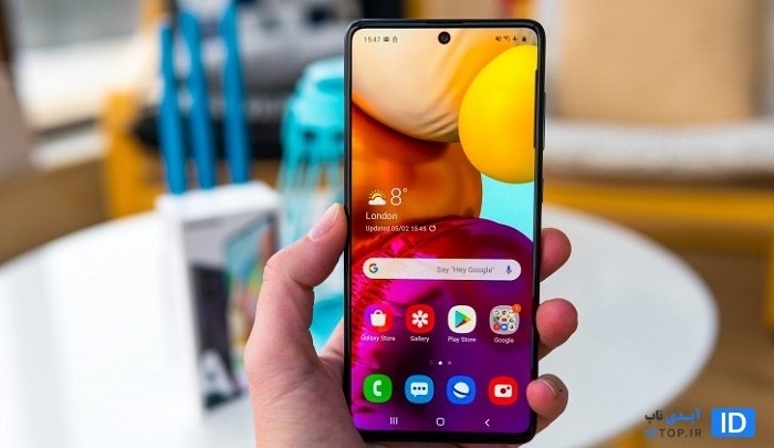 صفحه نمایش گلکسی A71