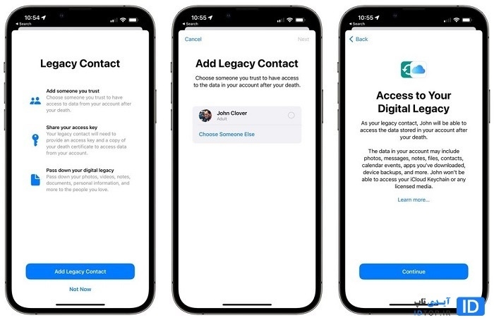 چگونگی دسترسی فرد دیگر به فایل های گوشی آیفون بعد از مرگ