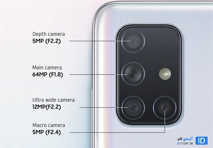 دوربین های گلکسی A71 و گلکسی A51