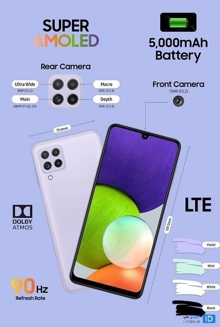 گوشی گلکسی A22 4G