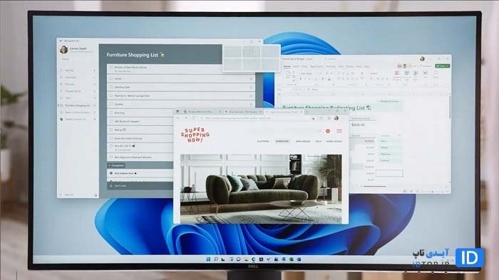 قابلیت Snap Layout 