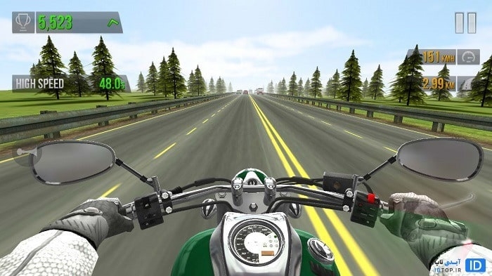 بازی traffic rider
